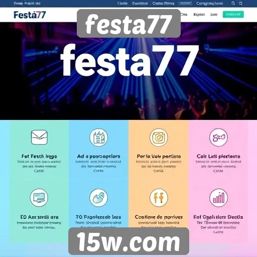 Avaliação das principais características do site festa77